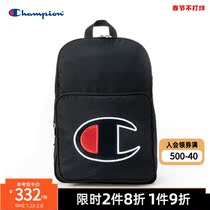 Champion champion backpack official website schoolbag new spring and autumn sports tide brand classic big Logo shoulder bag for men and women