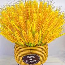 Gold wheat ear bouquet material package 6×12mm ABS rice beads handmade diy beaded simulation wheat ear