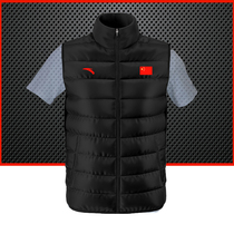 Anta National Service flag down vest sponsorship national team down light and thin warm cotton vest 45130106