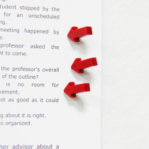 Creative pin Red Arrow design cork board nail 10 map anchor nail three boxes