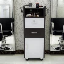 European mirror Hair Salon Salon Salon mirror cabinet drawer style simple cabinet wooden art Barber Shop Small hair cutting
