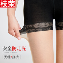 w anti-wolf stockings womens anti-hook silk spring and autumn two-in-one safety pants summer anti-light bottoming pineapple pantyhose