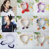 Huiqing fashion small square scarf thin silk scarf female shawl short winter short outer summer mom 50x50cm