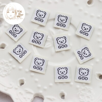 taobao agent Spot GOO Winnar Woven Macabu Patch special back with hot melting glue BJD doll doll clothing DIY material