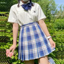 Rabbit seam original JK uniform skirt genuine suit Full set of Gishe Japanese college style skirt summer