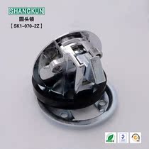 SK1-070-2Z Industrial zinc alloy door lock Chassis cabinet embedded dark handle Invisible door pull ring round head lock