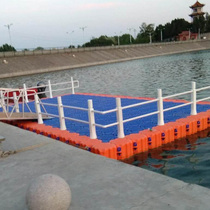 Plastic pontoon water platform pontoon pier water floating platform floating bridge pier motorboat berth yacht marina