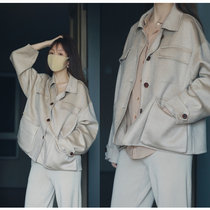 Xodgz Spinning Luxury Weight Cover can wear a pure cashmere four pockets spring and autumn coat