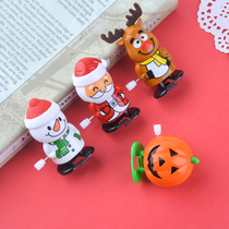 Clockwork toy Santa Claus snowman cute cartoon holiday gift creative Christmas gift for children