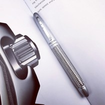 Pair metal signature pen French big-name metal woven signature pen metal woven ballpoint pen water-based pen