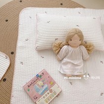 ins export Korea baby thick sheet cotton quilted bed cover embroidered cotton mattress children play mattress