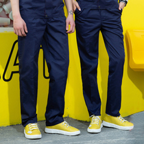 Spring and summer labor insurance overalls pants mens thin breathable loose large size wear-resistant construction site work pants