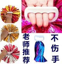 June 1 Childrens Day Flower ball cheerleader hand flower handle Flower dance special La La hand flower not sad props
