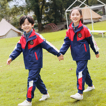 Primary school uniform suit three-piece autumn childrens class clothes sportswear kindergarten Garden clothes autumn and winter clothes