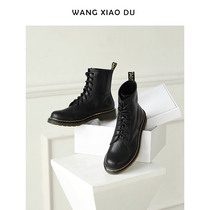 Wang Xiaodu] Street Martin boots female 2021 New retro Dr. Martin leather boots children