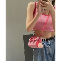 Thailand Cambridge bag womens summer 2021 new fashion contrast color small square bag lipstick bag joker ins messenger bag