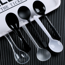 Disposable KFC spoon Plastic packing takeaway rice spoon Fast food spoon Ice powder dessert spoon Individually packaged