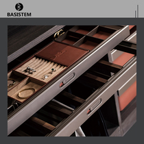 Switzerland bastim BASISTEM wardrobe storage system pull basket drawer pants rack cloakroom storage basket