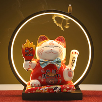 Shake hand fortune cat ornaments open gift shop gift home living room automatic beckoning rich cat cashier