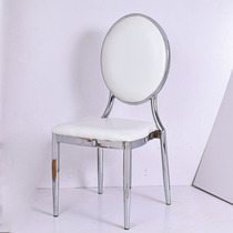Hotel Wedding Hall Banquet Chair Round Back Banquet Dining Chair Wedding Bamboo chair metal dining room chair Napoleon chair