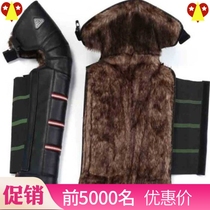 Super thick protective cover for household elderly knee motorcycle warm knee pads for external use summer and autumn padded velvet cycling men and women