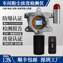 Explosion-proof workshop dust detector industrial spraying dust concentration alarm online particulate matter PM10 detector