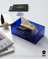 Acrylic paper box Easygood Nordic tissue box table storage coffee table towel set living room creative ornaments