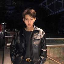 Leather men Spring and Autumn Winter thickened new Korean version of loose short pu jacket student handsome locomotive clothing trend coat