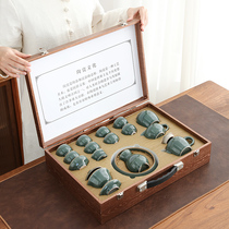 Gothic kiln tea set home office teapot high-end gift box set set business gift custom logo