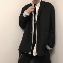 PCGO]Elizabeth Yamamoto Yaoshi Yaoshi sleeve stripe profile shoulder blazer couple loose