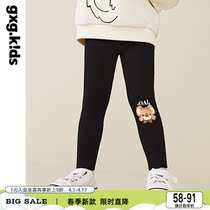 gxgkidsGirl clothing girl with underpants cartoon underpants to wear 2021 autumn new pint girl baby long pants