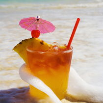 Creative Flower Paper Umbrella Fruit Sign Umbrella Wine Sign Chicken Tail Wine Umbrella Bar Dessert Cake Sign 144 Boxes