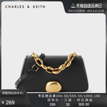 CHARLESKEITH Bag Women CK2-50701089 Chain Hand Small Square Bag Mini Black Shoulder Bag