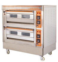 (Kitchen) Henglian QL-4A double four plate gas oven commercial oven bread cake oven