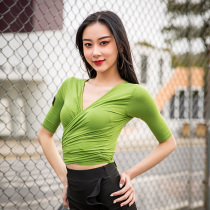  Dancebaby Latin dance costume female adult new practice suit dance suit dance costume womens top 440