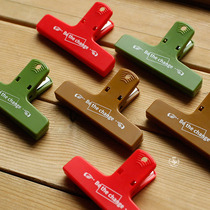 Retro style color plastic hand account fixing clip photo file sorting small clip hand account DIY hand account tool