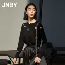 (Mall same section) JNBY Jiangnan Burclothes sweatshirt long sleeve round collar H type 5L7391570