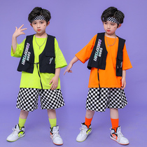 Hip-hop childrens fashion costume boys suit childrens hip hop childrens fashion brand fried street performance costume show June 1 performance costume