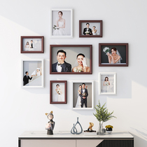 Development photo wall decoration photo frame hanging wall combination non-perforated background wall photo album wall creative photo wall
