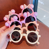 Children Sunglasses Boy Mirror Anti UV Cute Cartoon Girl Sunglasses Girl 2022 new sunscreen glasses