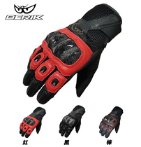 Big eye BERIK motorcycle motorcycle gloves retro riding leather carbon fiber fall-proof men and women breathable touch screen summer