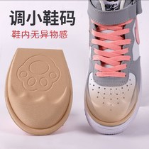 Shoes big change small sports shoes mens and womens adjustment filled insole toe plug forefoot half size pad shoes one size larger