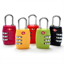 TSA customs code lock box bag lock overseas travel padlock American mini luggage lock dormitory cabinet lock