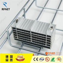 Aluminum alloy wire fixer cabinet grid bridge wire organizer machine room integrated wiring five categories six types of network cable fixed clamp