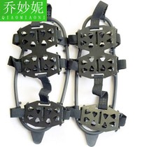 2022 new climbing non-slip ice claw 24 teeth shoe chain non-slip nail portable snow outdoor shoe cover non-slip