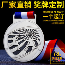 Medals Customized Fencing Competition Medals Customized Wushu Sports Event Commemorative Medal Honor Metal listing