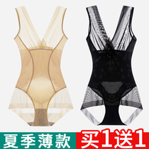 Shaped womens belly corset waist waist body thin belly shaping one-piece underwear summer thin thin two-piece