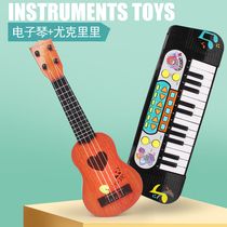Childrens simulation guitar it baby mini beginner instrument can play Ukulele Baby early education educational toy