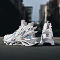 Mens shoes blade shoes summer breathable lightweight mesh national tide wind high-top basketball running shoes Wild aj tide shoes