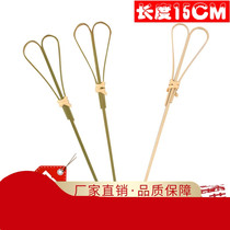 Disposable burger sign scissors sign Bamboo sign Creative fruit sign Cocktail decoration sign Fruit snack fork Fruit sign